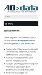 Mobile Screenshot of abdata.ch