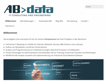 Tablet Screenshot of abdata.ch